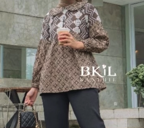  Kanthil Batik Kerja Blus Amarilis