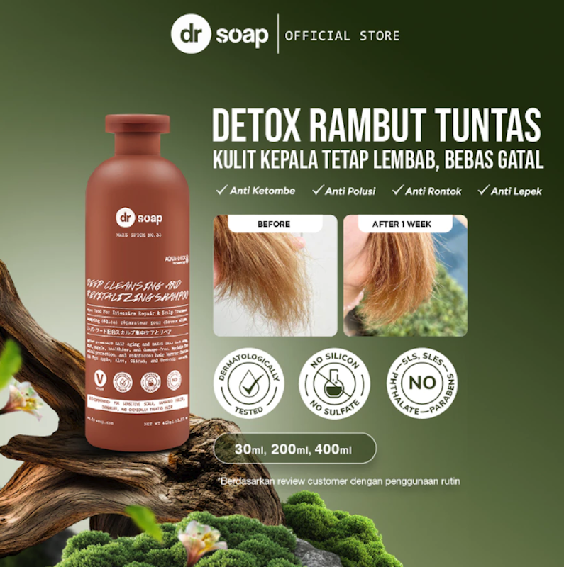 dr soap Mars Spice No.33 Deep Cleansing & Revitalizing Shampoo 2