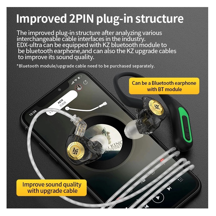 KZ EDX Ultra Basshead Earphone