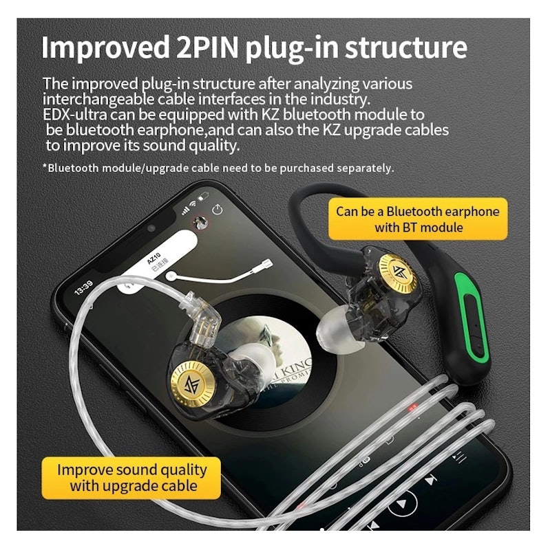 KZ EDX Ultra Basshead Earphone 5