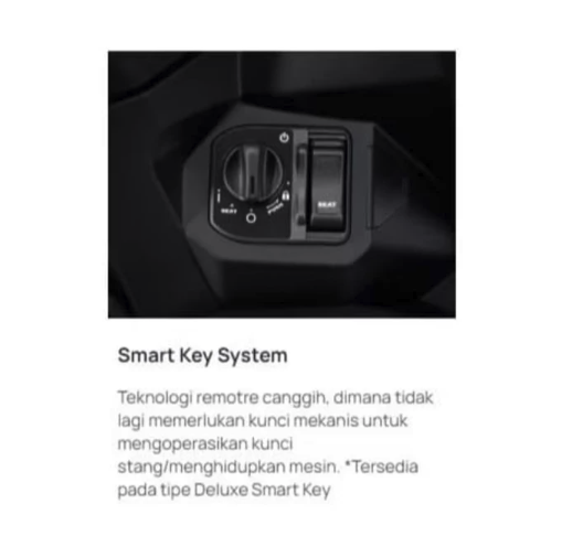 Honda BeAT Deluxe Smart Key 4