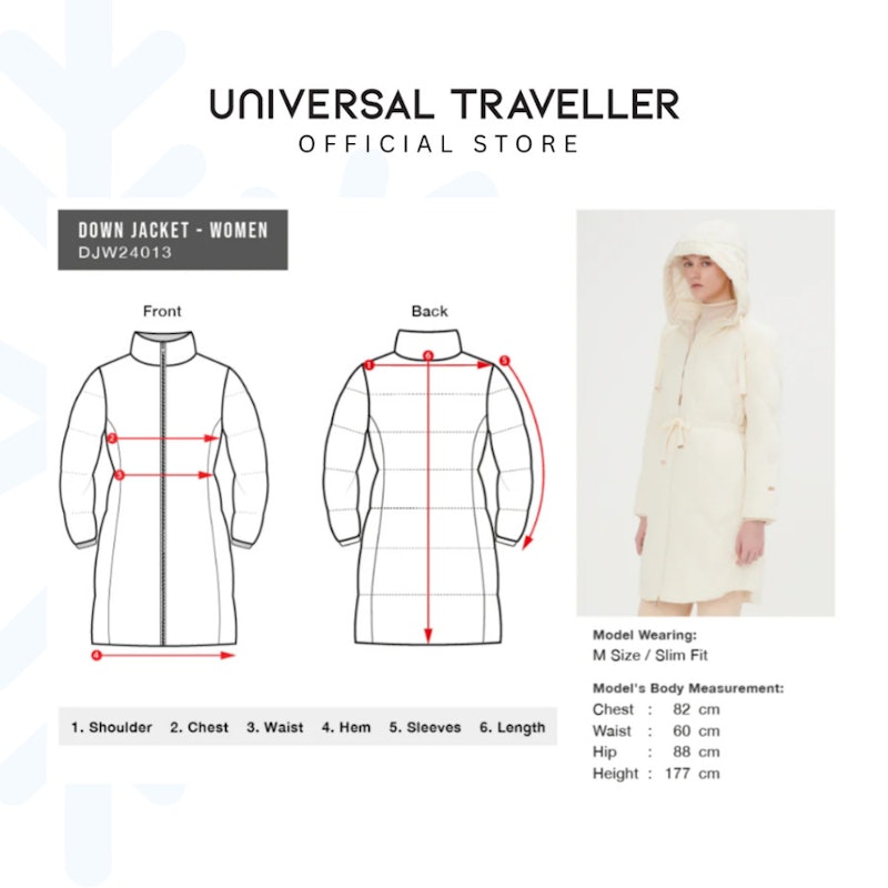 Universal Traveller Women's Elegant Diamond Quilted Down Jacket 5
