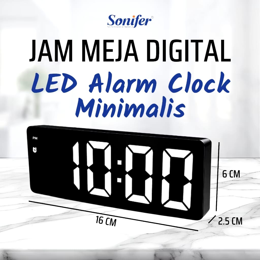 Sonifer Sonifer Jam Meja Digital Minimalis