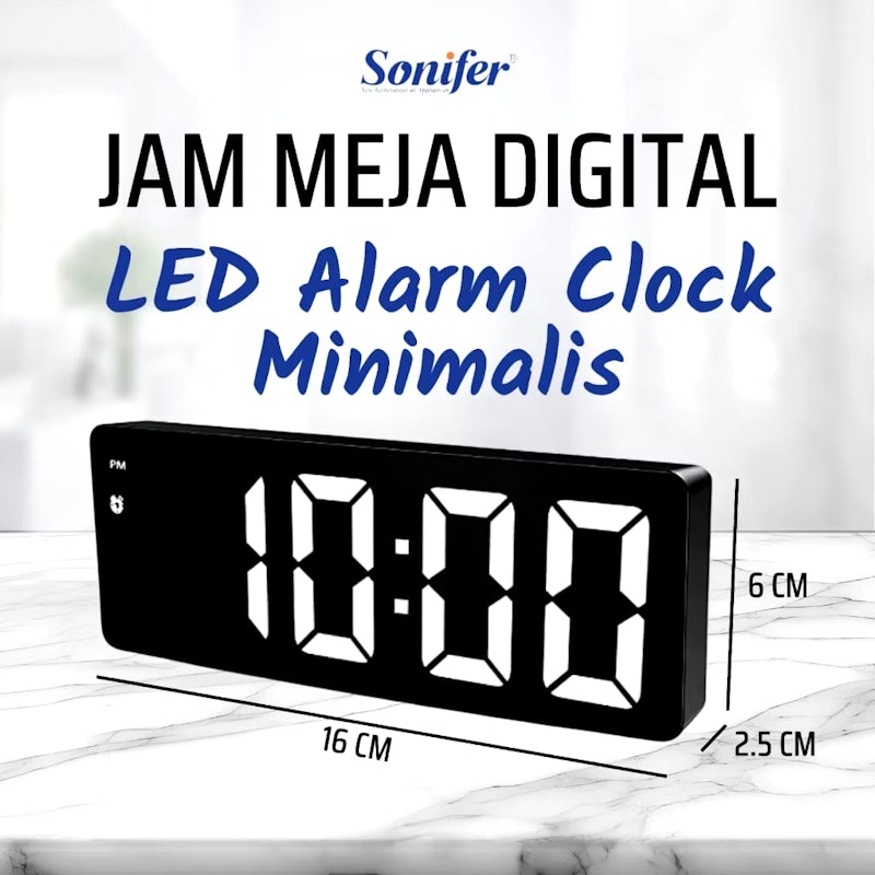 Sonifer Jam Meja Digital Minimalis 4