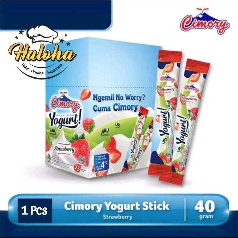 Cisarua Mountain Dairy Cimory Stick Yogurt Strawberry