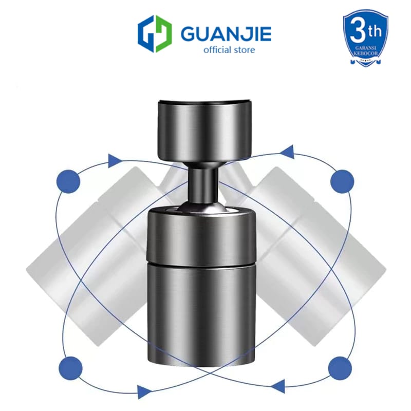  Guanjie Kran Tembok Hitam Stainless Minimalis  GJ-035