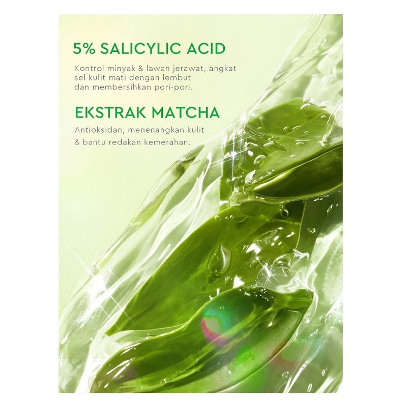 Glad2Glow Matcha Salicylic Acid Acne Cleanser 4
