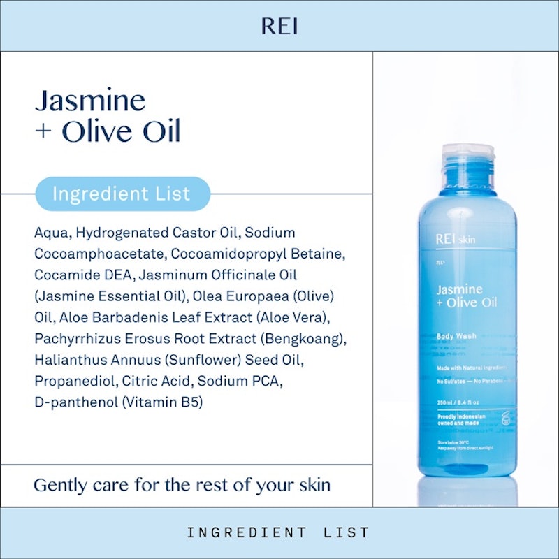 Jasmine + Olive Oil Body Wash 5
