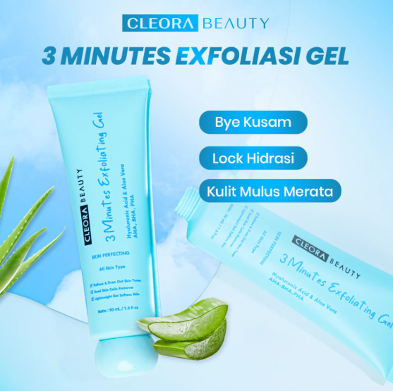  Aura Harmoni Estetika Cleora Beauty 3 Minutes Exfoliating Gel