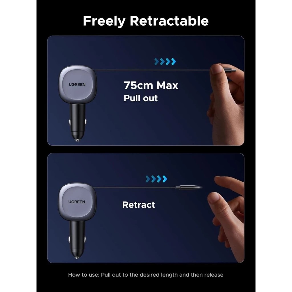 Ugreen Group UGreen Car Charger 75W 55653