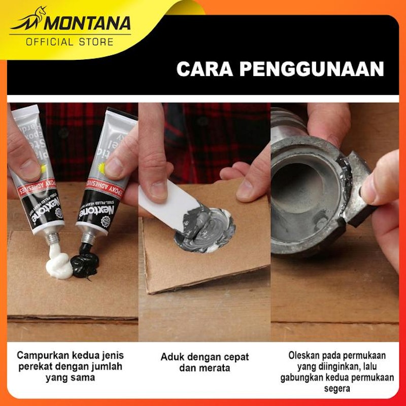 Montana Nextone Plastic Steel Epoxy Adhesives 3