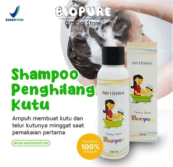 Biopure Bio Herbal Family Care Shampoo Kutu