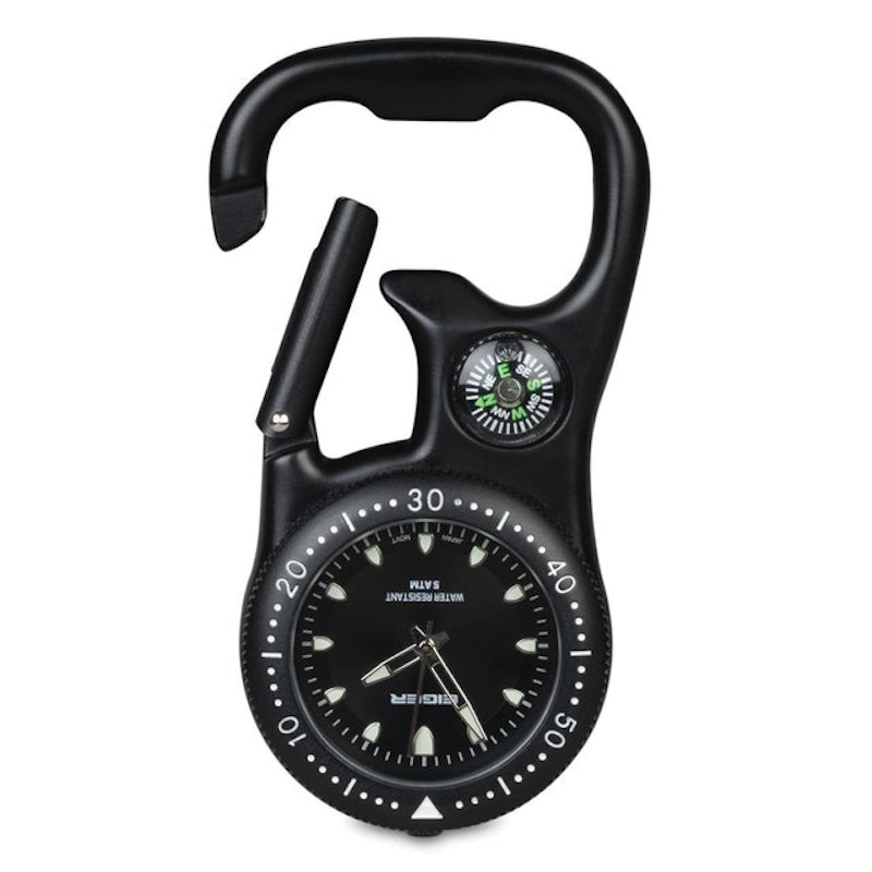 CARABINER COMPASS WATCH BLACK 5