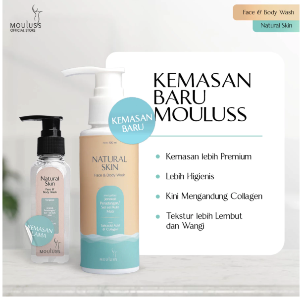 Mouluss Natural Skin Face & Body Wash