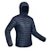 Decathlon Sports Indonesia Forclaz Jaket Down Pria Trekking Gunung Hoody MT100 -5°C - Biru Dongker 1