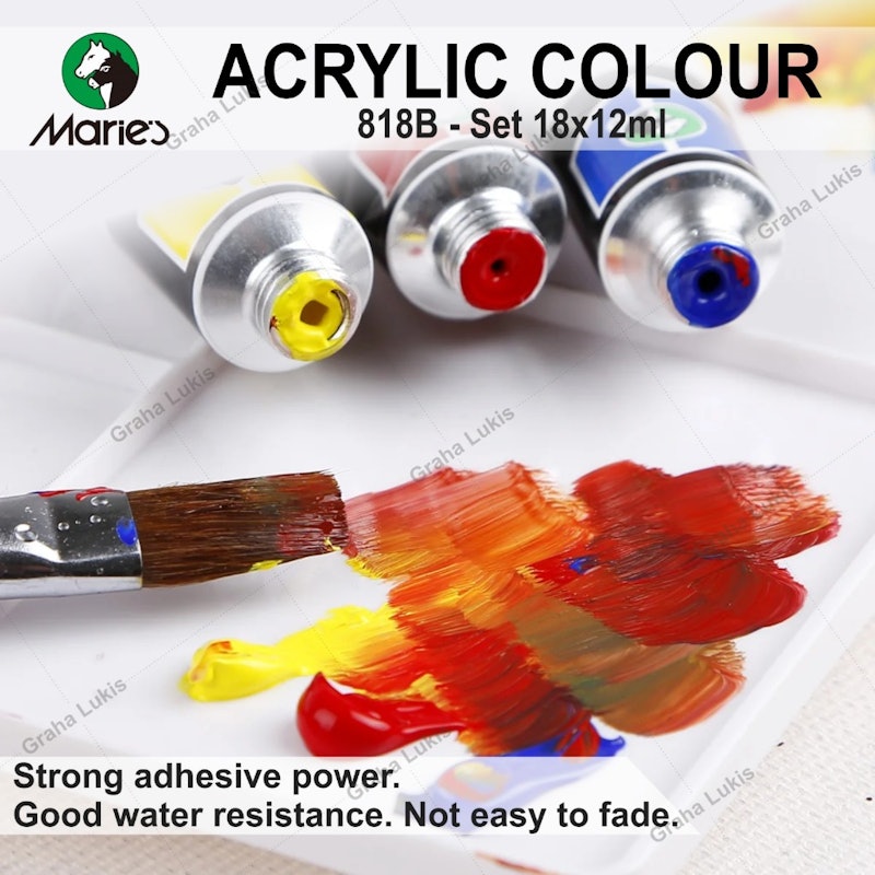 Marie's Acrylic Colour Set 18 5