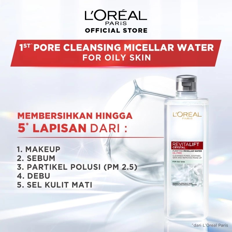 L’Oréal Paris Revitalift Crystal Purifying Micellar Water