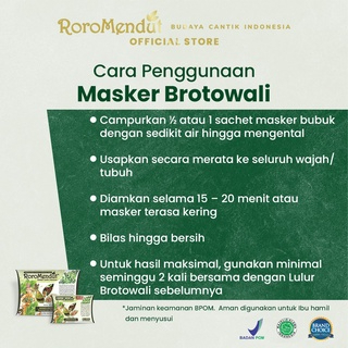 Roro Mendut Roro Mendut Masker Brotowali Anti Acne Mask