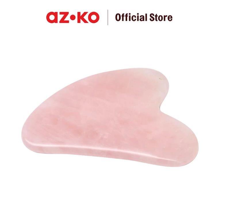 Ataru Set 2 Pcs Roller & Gua Sha Rose Quart 2