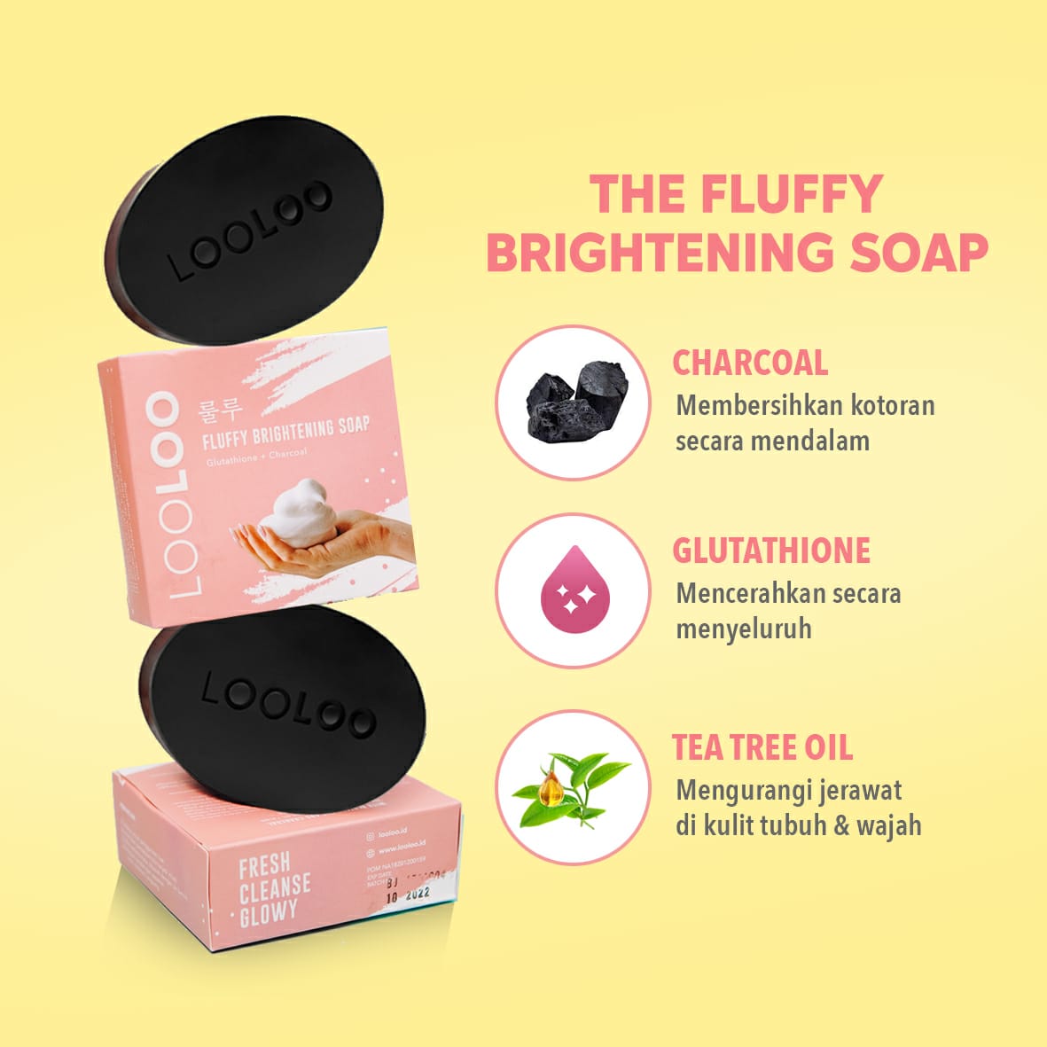 LooLoo Fluffy Brightening Soap