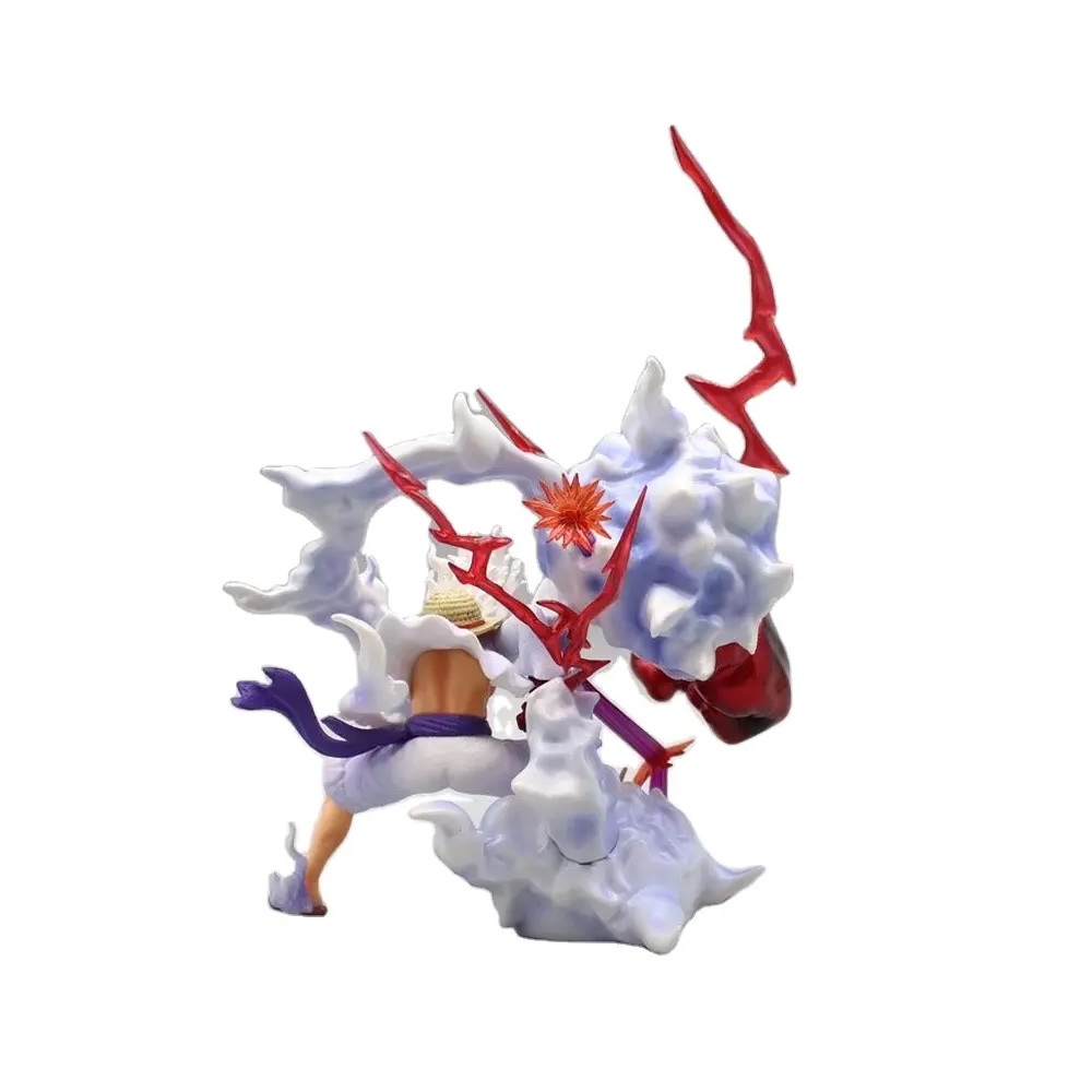 One Piece Luffy Gear 5 Sun God Nika Action Figure 5