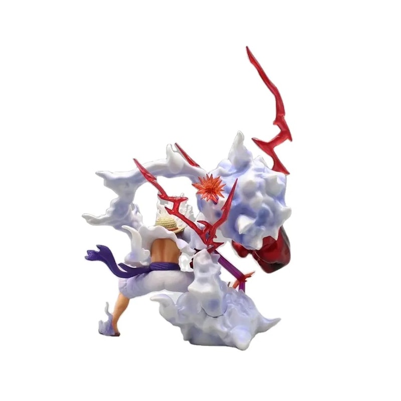 One Piece Luffy Gear 5 Sun God Nika Action Figure 5