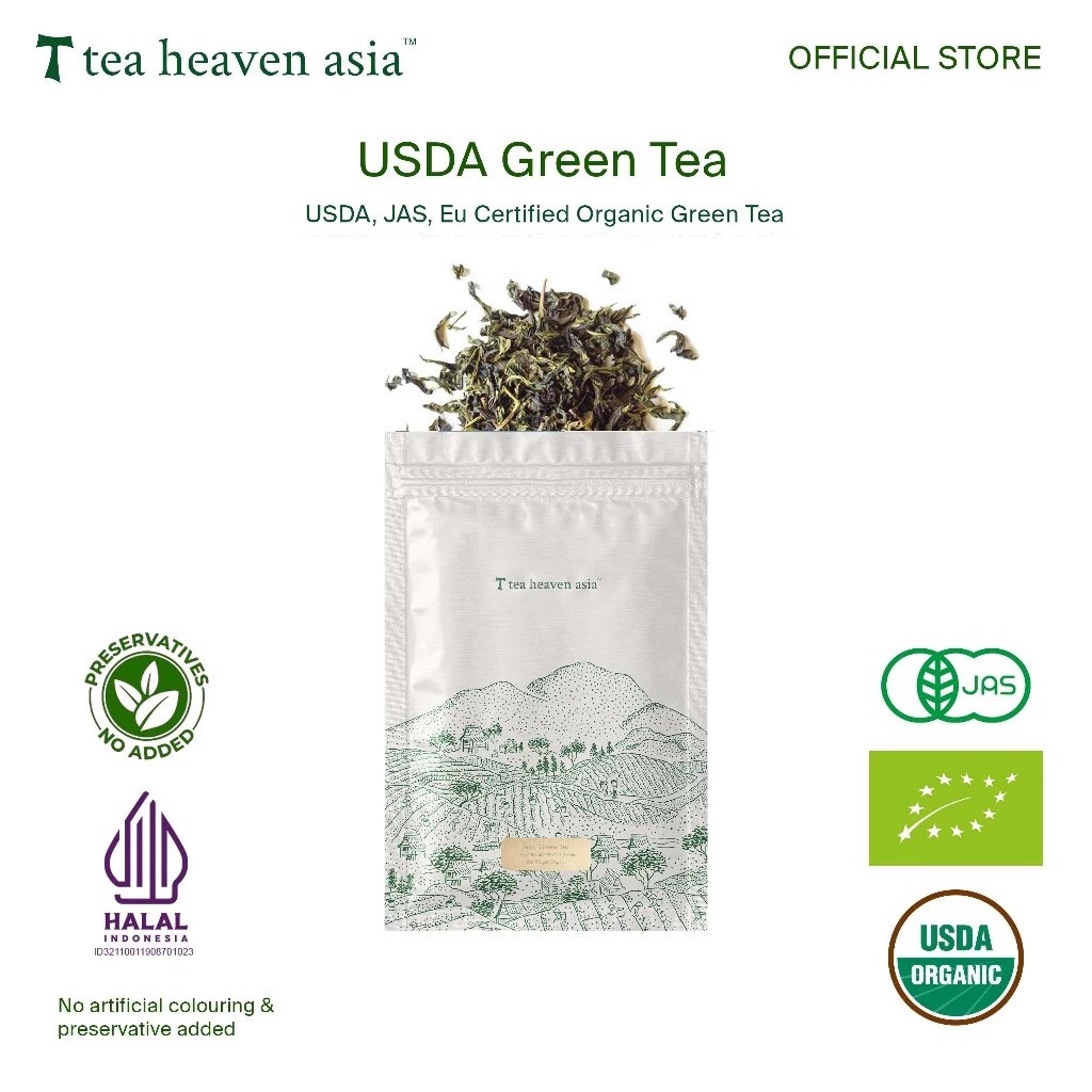 Tea Heaven Asia Tea Heaven USDA Organic Green Tea