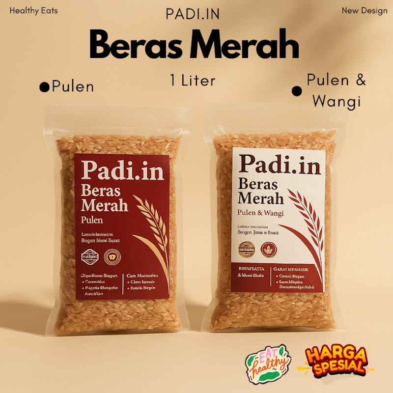 Padi.in Beras Merah Pulen 2