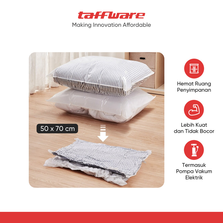 TaffPACK Vacuum Bag 5 Pcs + Electric Pump 2
