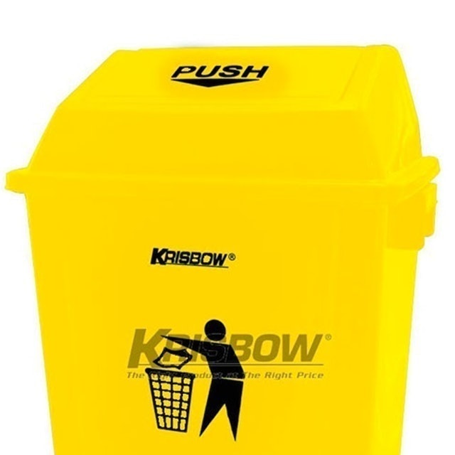 Krisbow Dust Bin 40L and Push Cover