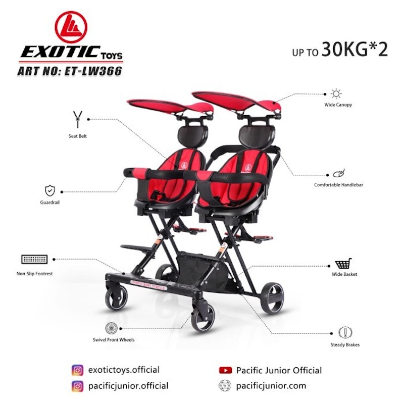 Exotic Twin Magic Stroller 2