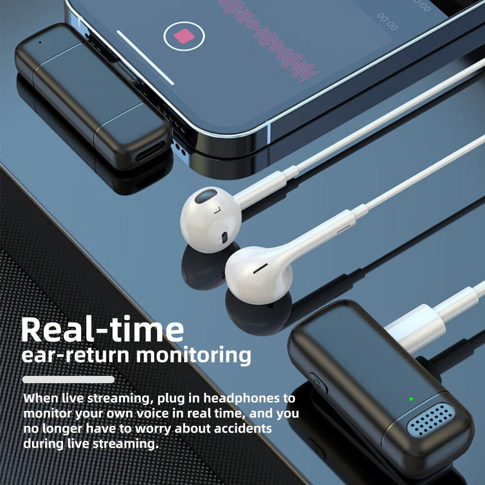 Jqvitek Jqvitek Mikrofon Lavalier Nirkabel for Apple LM03