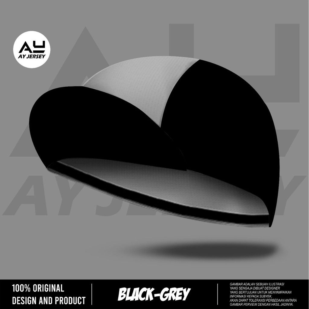 Ay Jersey Cycling Cap Goowes Black