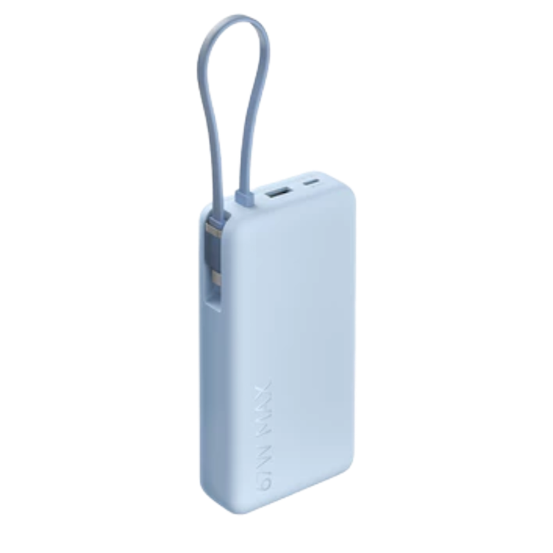 67W Power Bank 20000 mAh Integrated Cable 1