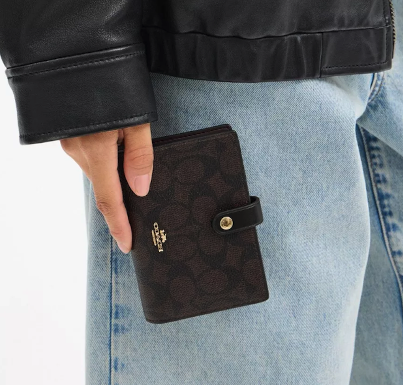 Coach 2 In 1 Wallet In Blocked Signature Canvas 5