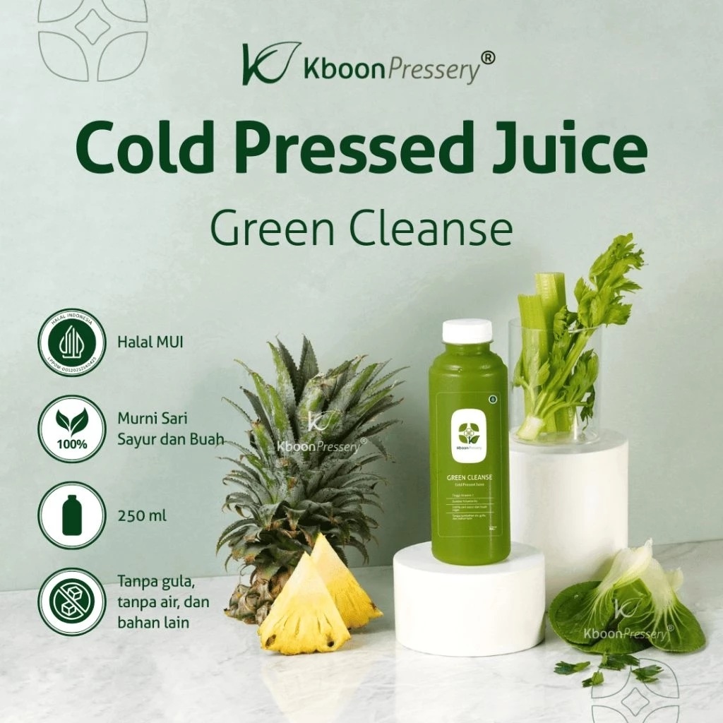 Kboon Cold Pressed Juice Green Cleanse 