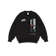 Exhale Crewneck Disconected Black 1