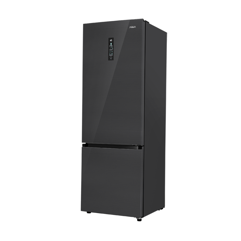 AQUA ｜ Kulkas 2 Pintu dengan 3 Kompartemen ｜ AQR-350RBG(BK)
