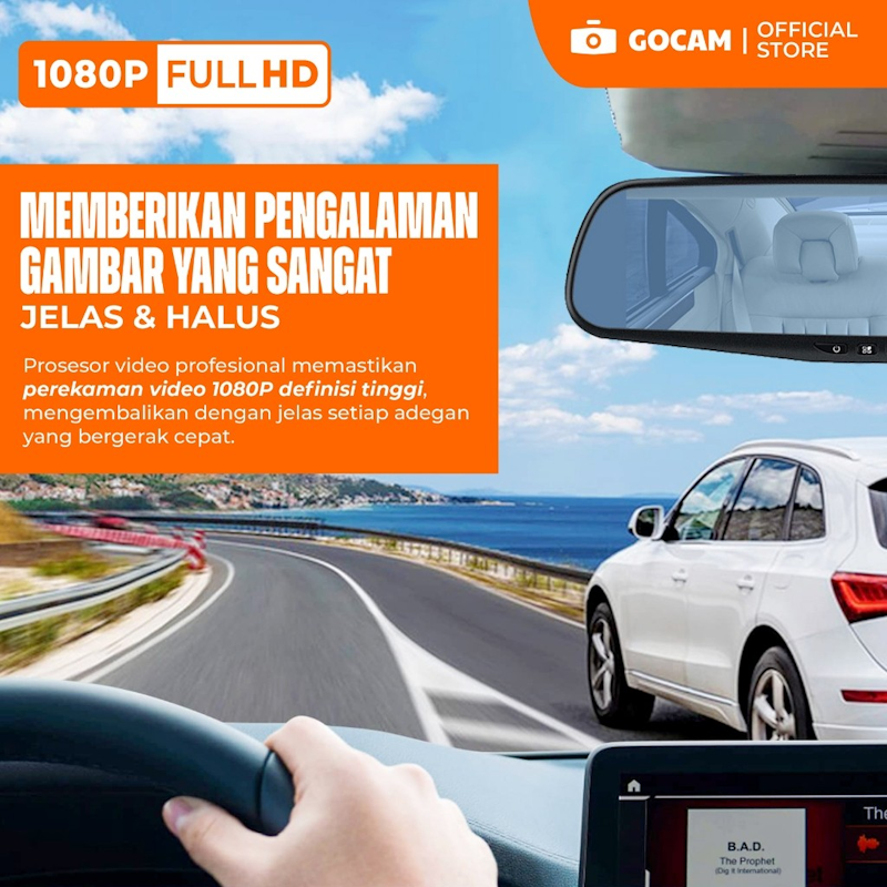 GOCAM 16 Dash Cam 4.3" 3
