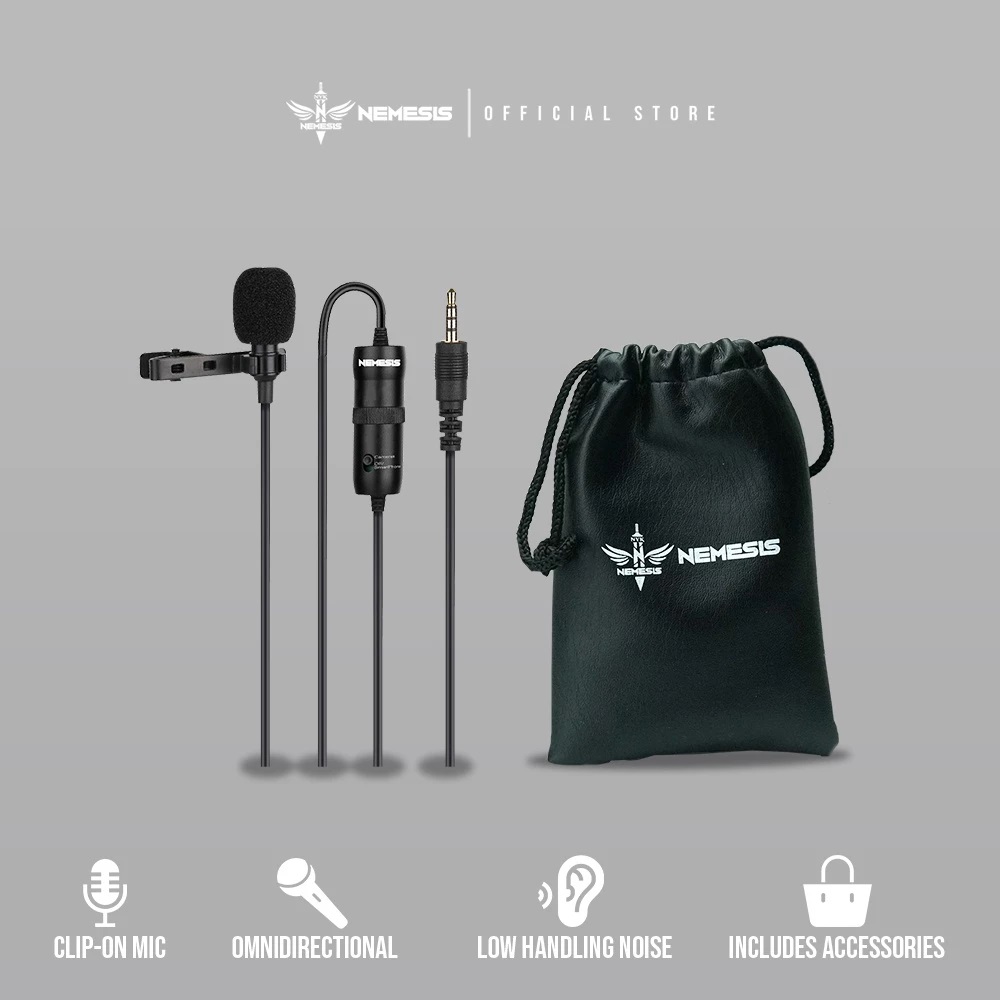 NYK Nemesis Mic Clip On MCL-01 Necro