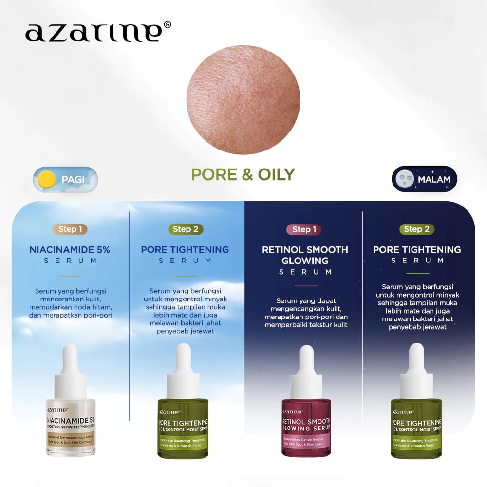 Wahana Kosmetika Indonesia Azarine® Niacinamide 5% + Moisture Sepiwhite Serum