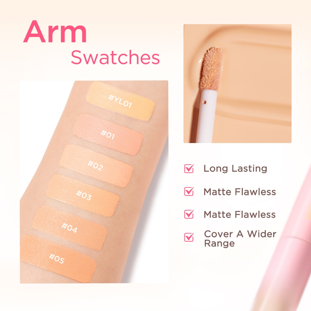 FCL Internasional Indonesia PINKFLASH Breathable Concealer