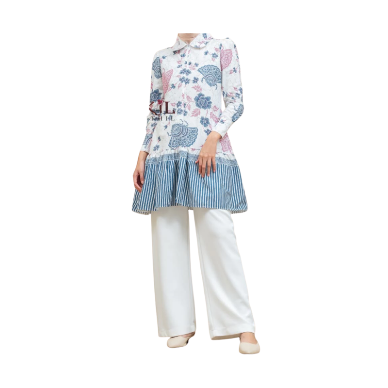 Kanthil Tunik Batik Modern Motif Davina 1