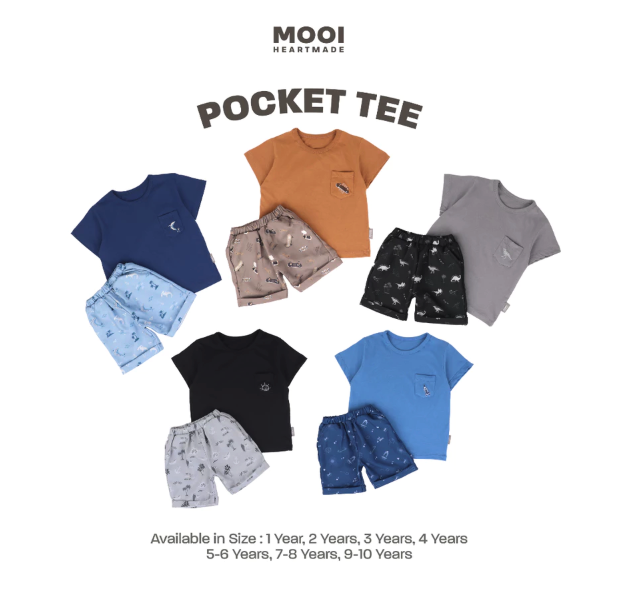 Arsana Retail Indonesia Mooi Pocket Tee Set