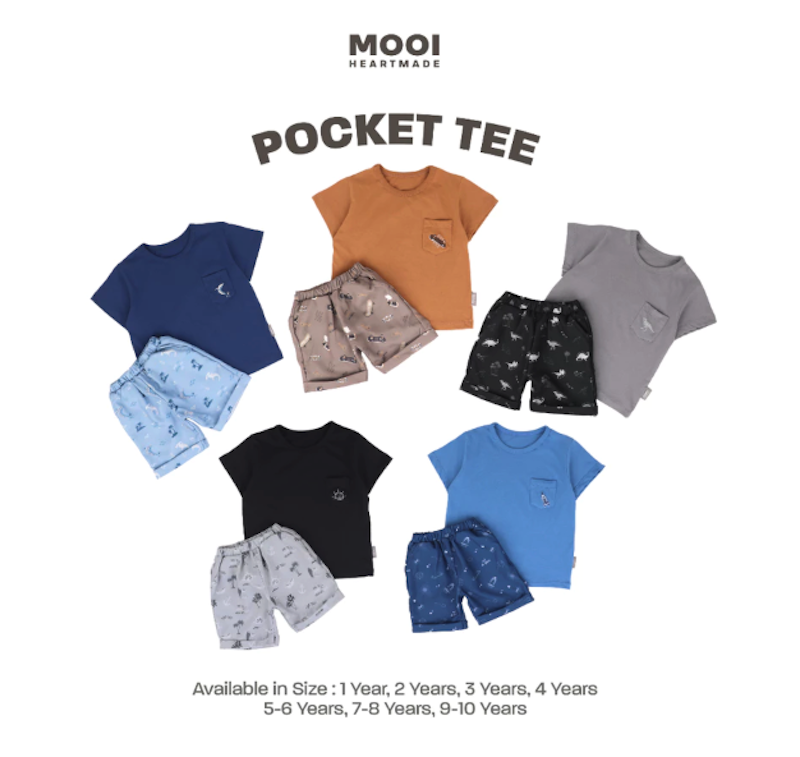 Mooi Pocket Tee Set 5
