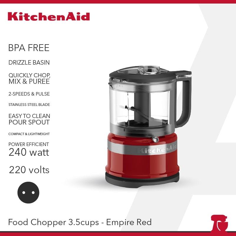 Whirlpool KitchenAid 3.5 Cup Mini Food Chopper 5KFC3516EER
