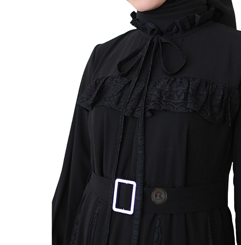 Raisma Muslim Wear Raisma Zubaidah Gamis Hitam