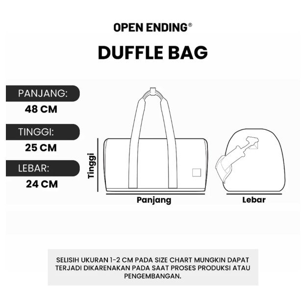 Open Ending Duffle Bag  DB.01