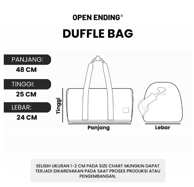 Open Ending Duffle Bag 5