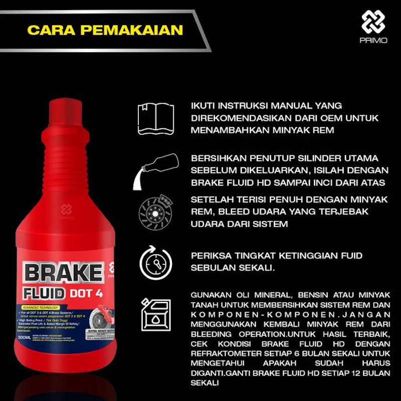 PRIMO Brake Fluid DOT 4 4